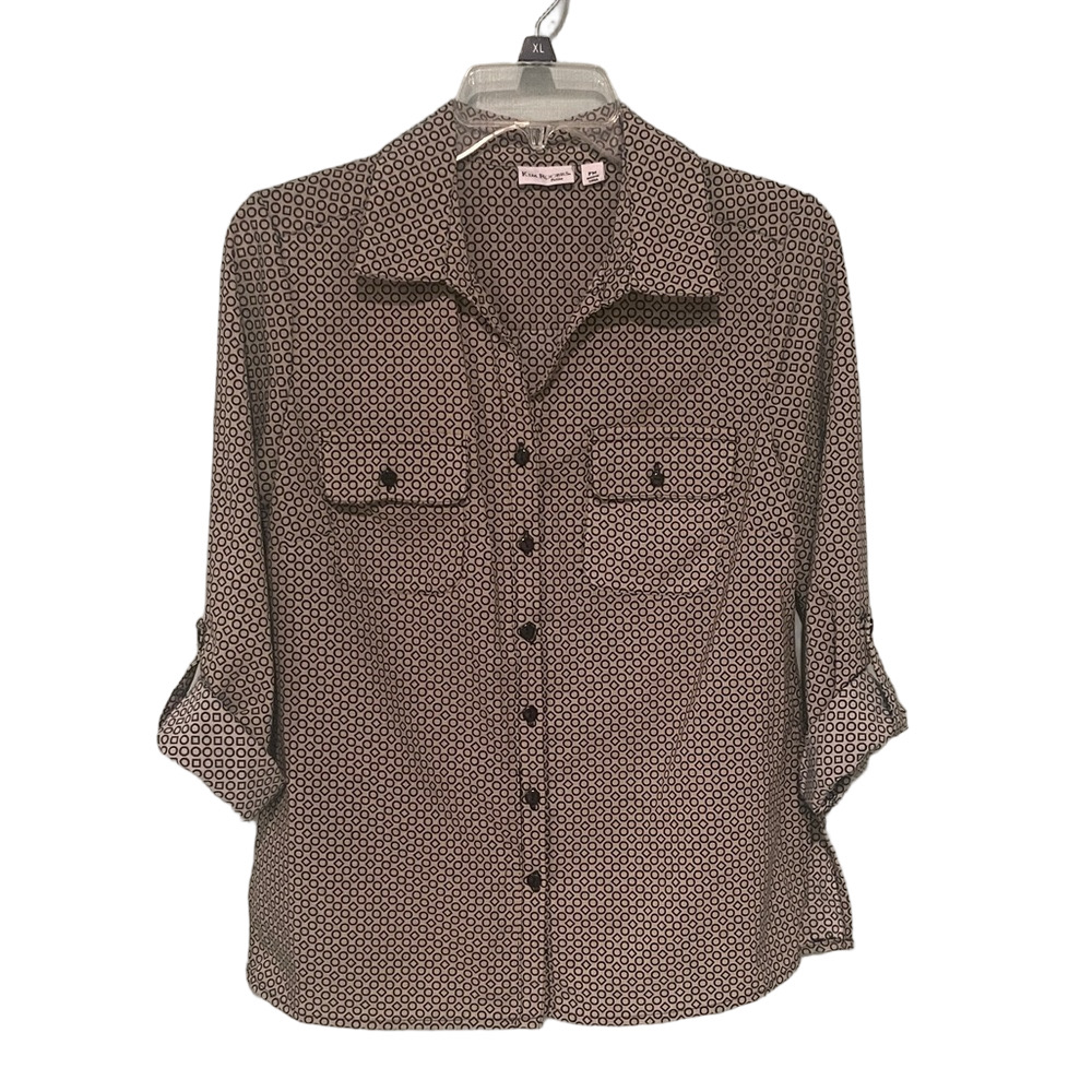 Kim Rogers Button-Up geometric pattern Shirt